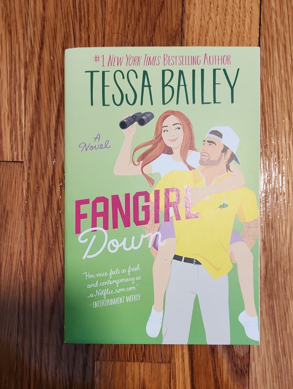 Fangirl Down by Tessa Bailey Paperback Novel